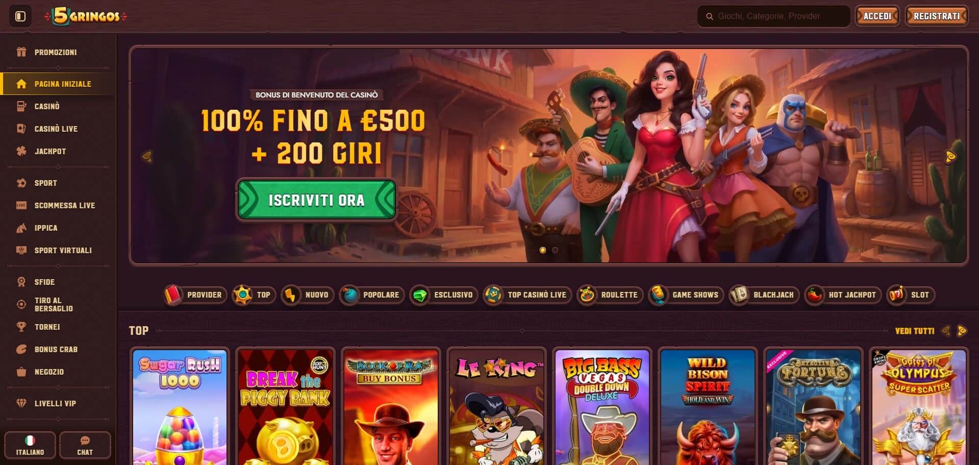 5Gringos Online Casino