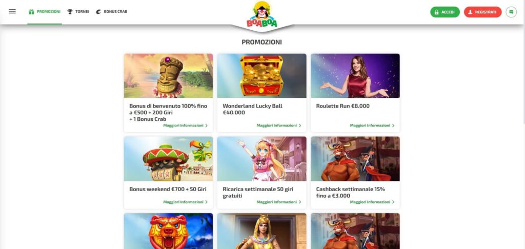 BoaBoa Casino Bonus