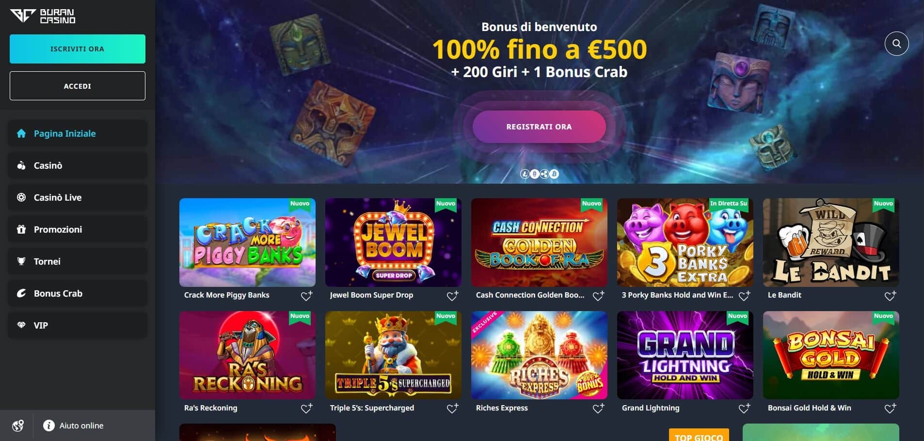 BuranCasino Online Casino