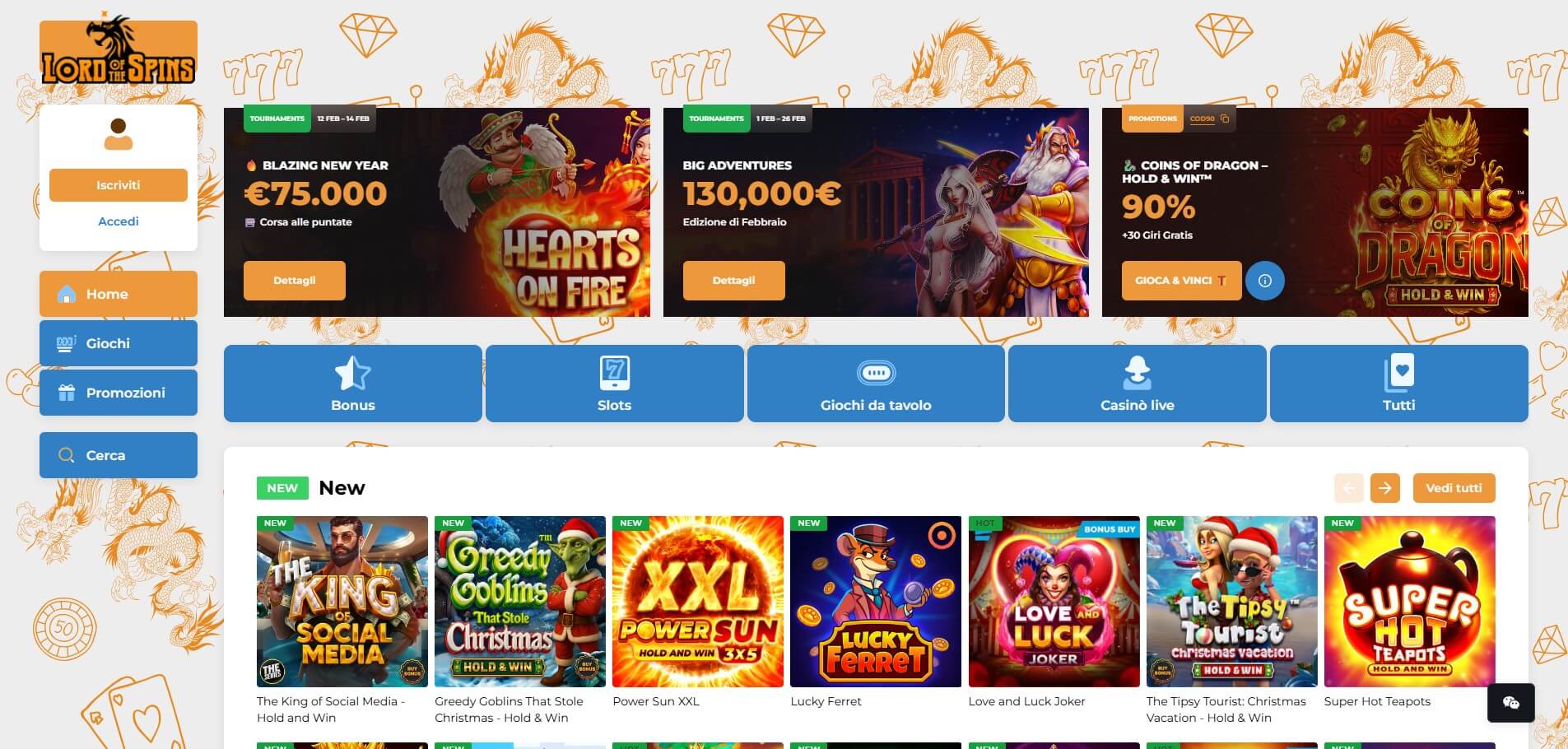 Lord of the Spins Online Casino