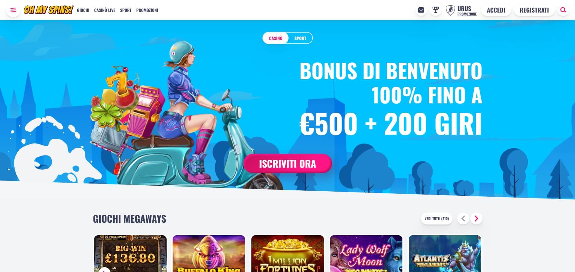 OhMySpins Online Casino