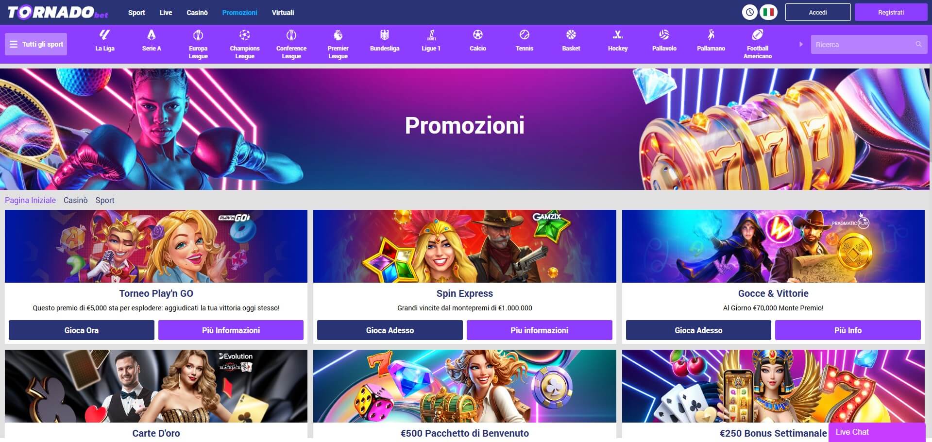 TornadoBet Casino Bonus